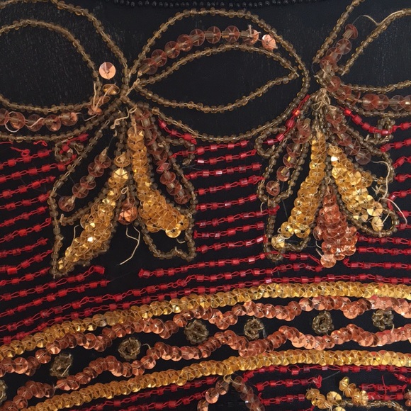 90’s Vintage Beaded Sequin Blouse - Picture 4 of 5